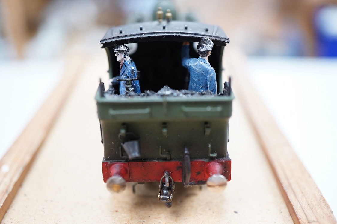 Two EM gauge scratch built model railway GWR locomotives by John Worsley, an 0-6-0PT, 1961, and an 0-6-0ST, 2007, both detailed models with opening smoke box doors showing the details of the blast pipe and boiler tube en